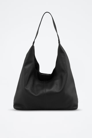Leren Trendy Handtas Briana - Zwart