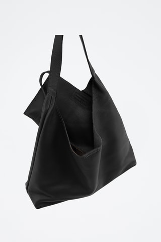 Leren Trendy Handtas Briana - Zwart