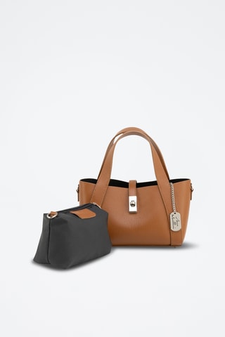 Leren Handtas Nevria - Camel