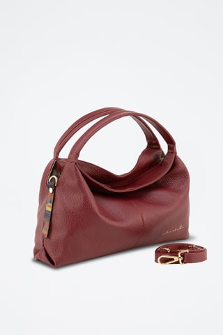 Leren Handtas Selinetta - Donkerrood