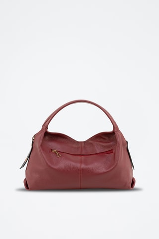 Leren Handtas Selinetta - Donkerrood