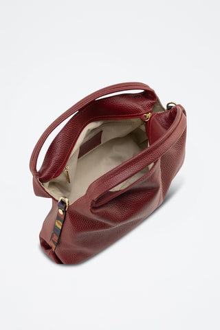 Leren Handtas Selinetta - Donkerrood