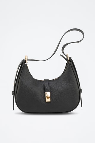Leren Trendy Handtas Annunziata - Zwart