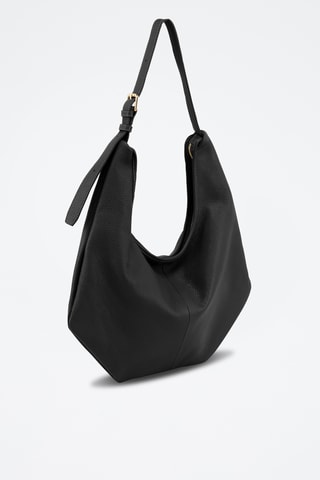 Leren Trendy Handtas Acrisia - Zwart