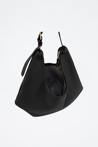 Leren Trendy Handtas Acrisia - Zwart