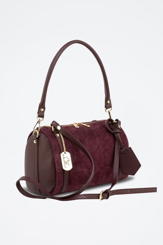 Leren Handtas Tredia - Bordeauxrood