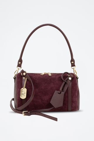 Leren Handtas Tredia - Bordeauxrood