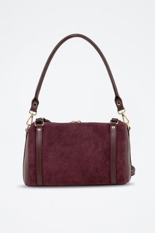 Leren Handtas Tredia - Bordeauxrood
