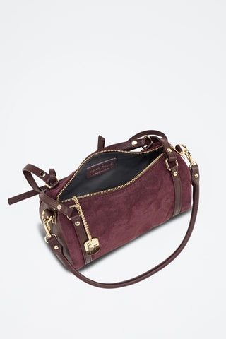 Leren Handtas Tredia - Bordeauxrood