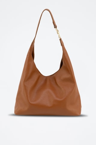 Leren Trendy Handtas Davinia - Camel