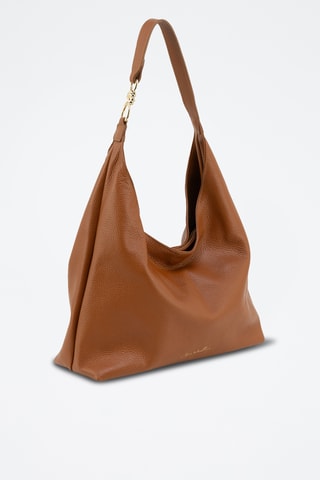 Leren Trendy Handtas Davinia - Camel