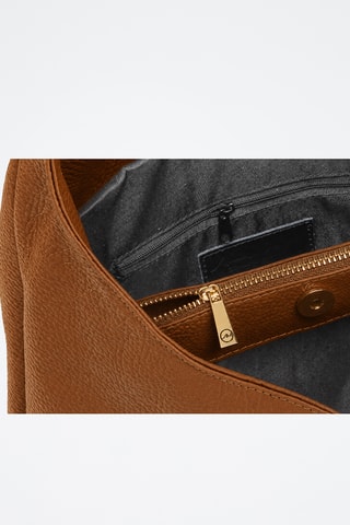 Leren Trendy Handtas Davinia - Camel
