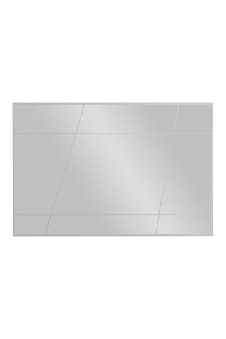 Miroir - 75 x 50 x 2,2 cm - Argenté