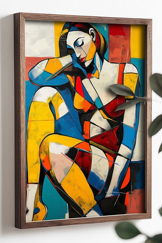 Tableau - Jaune - 35 x 47 cm