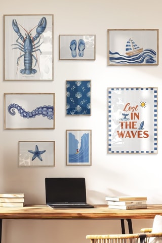 8 tableaux - 2 x (30 x 40 cm), 2 x (21 x 30 cm) et 4 x (15 x 21 cm)