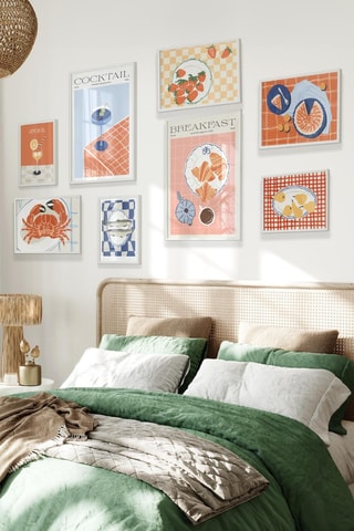 8 tableaux - 2 x (30 x 40 cm), 2 x (21 x 30 cm) et 4 x (15 x 21 cm)
