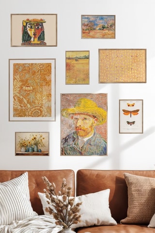 8 tableaux - 2 x (30 x 40 cm), 2 x (21 x 30 cm) et 4 x (15 x 21 cm)