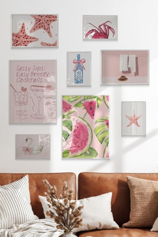8 tableaux - 2 x (30 x 40 cm), 2 x (21 x 30 cm) et 4 x (15 x 21 cm)