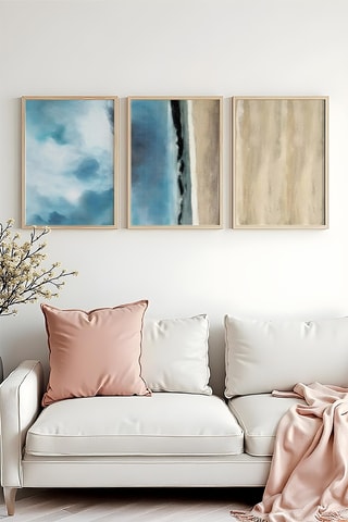 3 tableaux - 30 x 40 cm