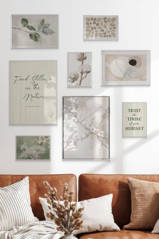 8 tableaux - 2 x (30 x 40 cm), 2 x (21 x 30 cm) et 4 x (15 x 21 cm)