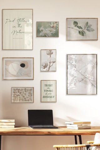 8 tableaux - 2 x (30 x 40 cm), 2 x (21 x 30 cm) et 4 x (15 x 21 cm)