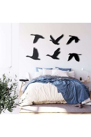 3 décorations murales - 30,5 cm - Noir