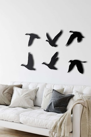 3 décorations murales - 30,5 cm - Noir