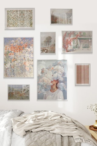 8 tableaux - 2 x (30 x 40 cm), 2 x (21 x 30 cm) et 4 x (15 x 21 cm)