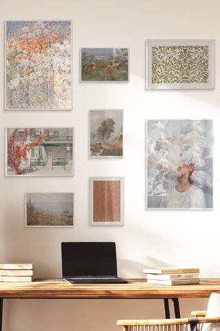 8 tableaux - 2 x (30 x 40 cm), 2 x (21 x 30 cm) et 4 x (15 x 21 cm)