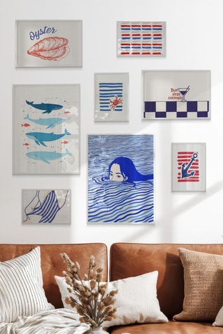 8 quadri - 2 x (15 x 21 cm), 2 x (21 x 30 cm) e 4 x (10 x 15 cm)