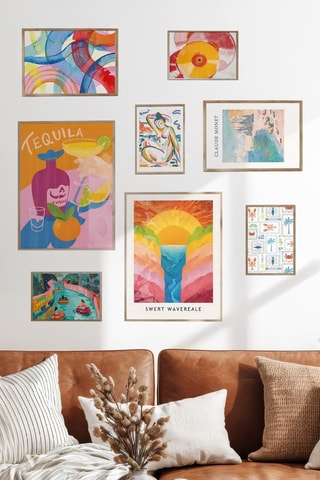 8 tableaux - 2 x (21 x 30 cm), 2 x (30 x 40 cm) et 4 x (15 x 21 cm)