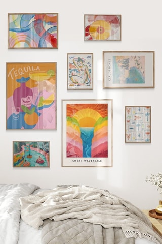 8 tableaux - 2 x (21 x 30 cm), 2 x (30 x 40 cm) et 4 x (15 x 21 cm)