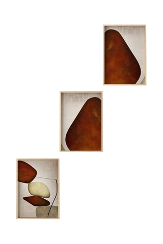 3 tableaux - 20 x 30 cm