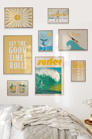 8 tableaux - 2 x (30 x 40 cm), 2 x (21 x 30 cm) et 4 x (15 x 21 cm)