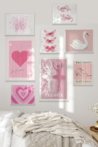 8 tableaux - 4 x (10 x 15 cm), 2 x (21 x 30 cm) et 2 x (15 x 21 cm)