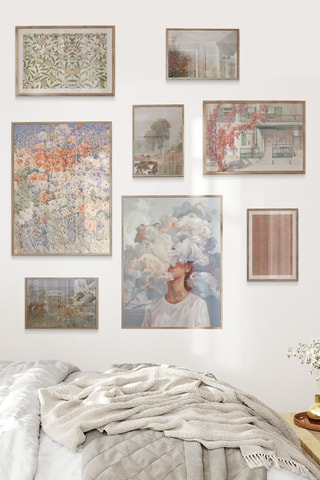 8 tableaux - 2 x (30 x 40 cm), 2 x (21 x 30 cm) et 4 x (15 x 21 cm)