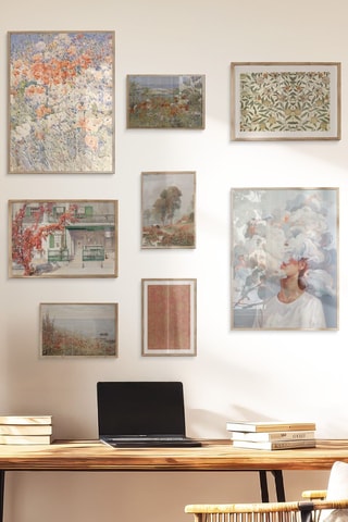 8 tableaux - 2 x (30 x 40 cm), 2 x (21 x 30 cm) et 4 x (15 x 21 cm)