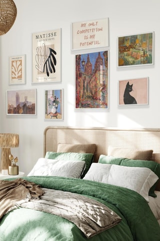 8 tableaux - 2 x (30 x 40 cm), 2 x (21 x 30 cm) et 4 x (15 x 21 cm)