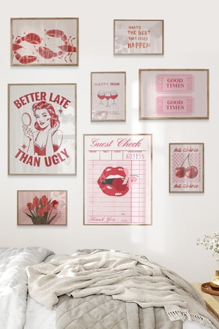 8 tableaux - 2 x (30 x 40 cm), 2 x (21 x 30 cm) et 4 x (15 x 21 cm)