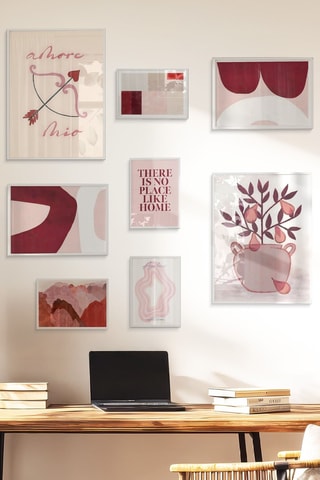 8 tableaux - 2 x (21 x 30 cm), 2 x (30 x 40 cm) et 4 x (15 x 21 cm)