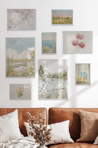 8 tableaux - 2 x (30 x 40 cm), 2 x (21 x 30 cm) et 4 x (15 x 21 cm)
