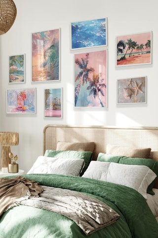 8 tableaux - 2 x (30 x 40 cm), 2 x (21 x 30 cm) et 4 x (15 x 21 cm)