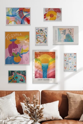 8 tableaux - 2 x (21 x 30 cm), 2 x (30 x 40 cm) et 4 x (15 x 21 cm)
