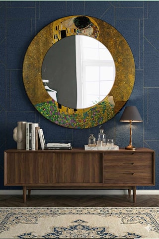 Miroir - 58 cm - Jaune