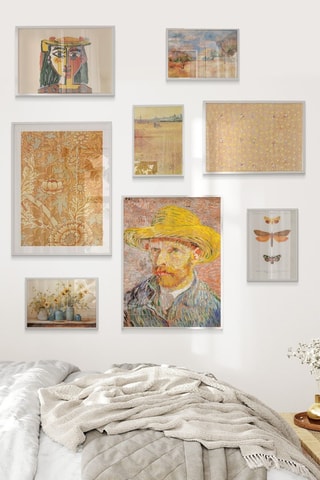 8 tableaux - 2 x (30 x 40 cm), 2 x (21 x 30 cm) et 4 x (15 x 21 cm)