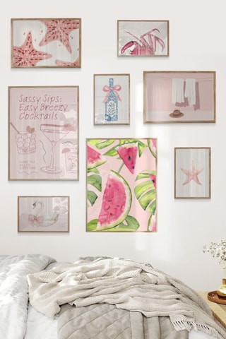8 tableaux - 2 x (30 x 40 cm), 2 x (21 x 30 cm) et 4 x (15 x 21 cm)
