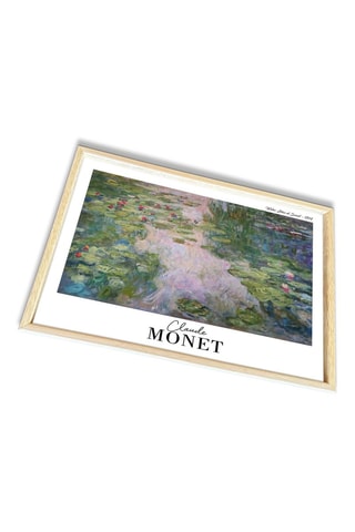 Tableau « Les Nymphéas » Claude Monet - 42 x 62 cm