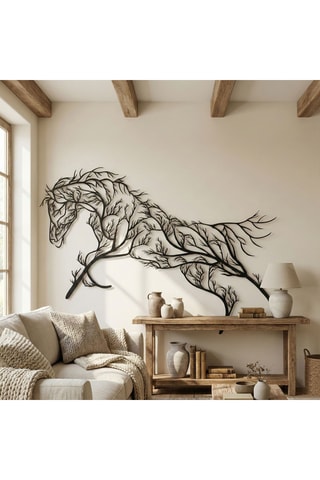 Décoration murale - 75 x 40 cm - Noir
