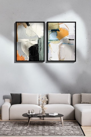 2 tableaux - 33 x 48 cm