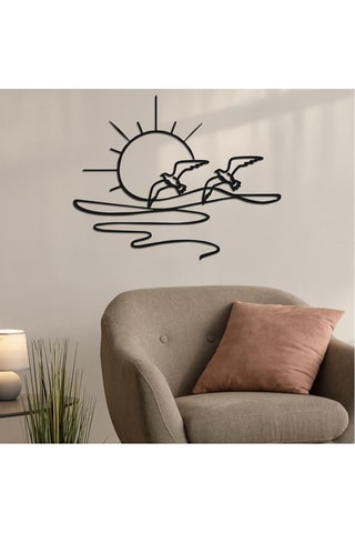 Décoration murale - 41,5 x 33 cm - Noir